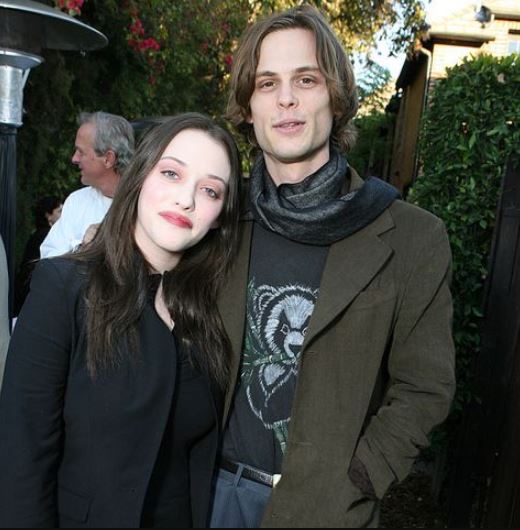 Matthew Gray Gubler with Kat Dennings.