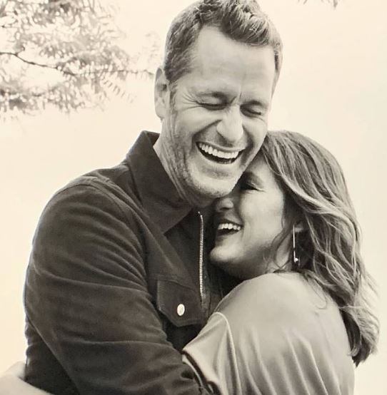 Peter Hermann with wife