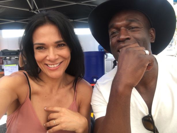 Steve Toussaint with Simone Kessell