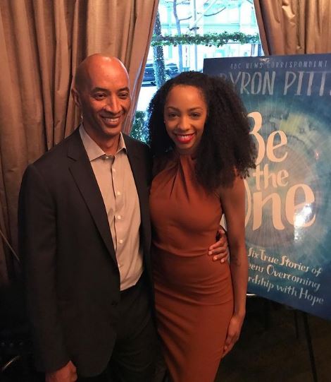 Byron Pitts With Daughter