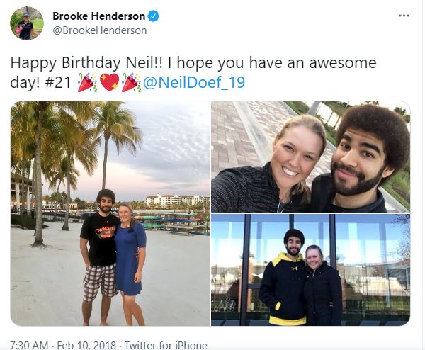 Brooke Henderson and Neil Doef