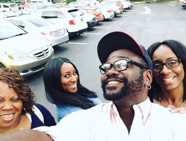 Brian Tyree Henry with sisters
