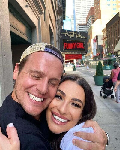 Lea Michele husband Lea Michele with her husband Zandy Reich