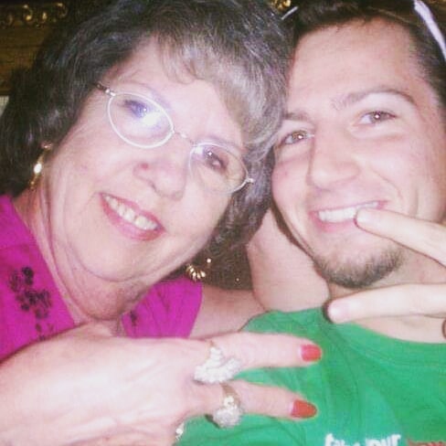 darren-knight-with-his-granny Darren Knight with his granny