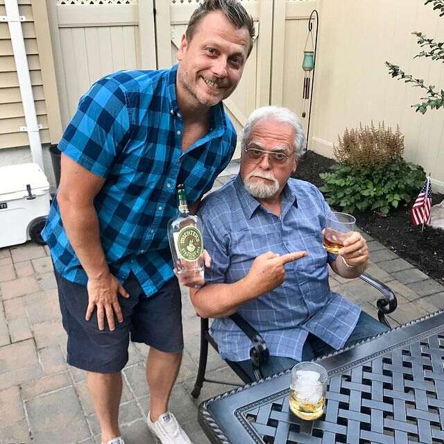 jimmy-with-his-father Jimmy Failla with his father