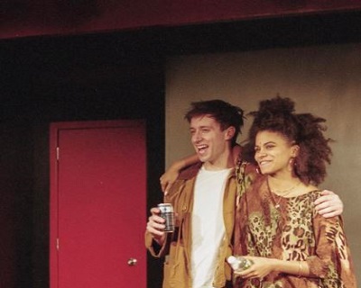 David Rysdahl with his girlfriend Zazie