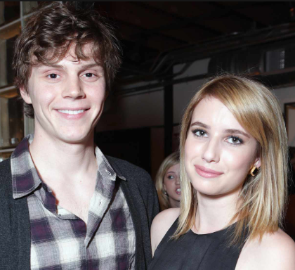 Evan Peters and Emma Roberts
