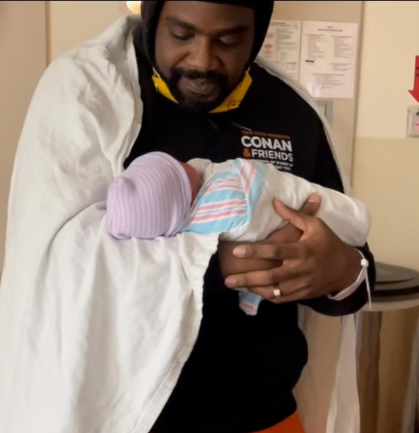 ron-funches-child-teddy Ron Funches' child, Teddy