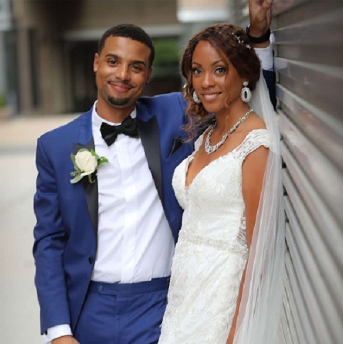 taylor-dunkln-and-brandon-reid Taylor Dunklin with her husband Brandon Reid