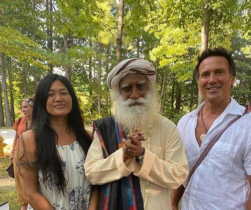 Eric Nies with Sadhguru
