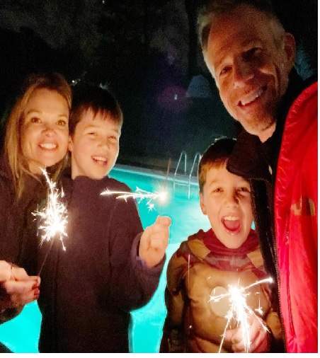 Gary Weeks with his family