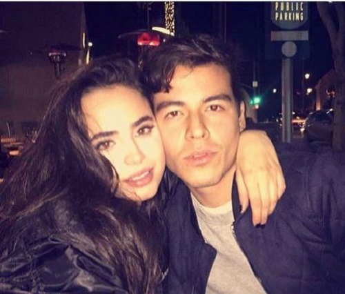 Sofia Carson with Monolo Gonzalez in 2016