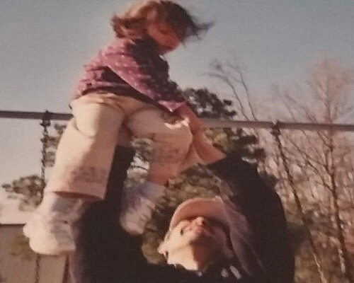 Fire Wilmore with her father