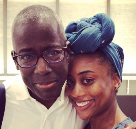 Zuri Adele With Her Father