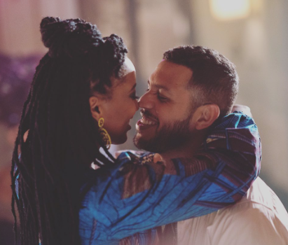 Zuri with Sarunas Jackson In Good Trouble