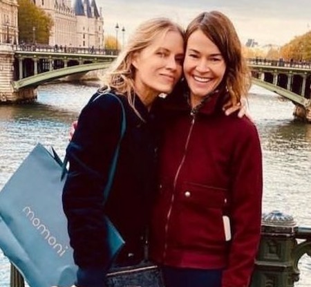 kim-dickens-partner Kim Dickens and Leisha Hailey