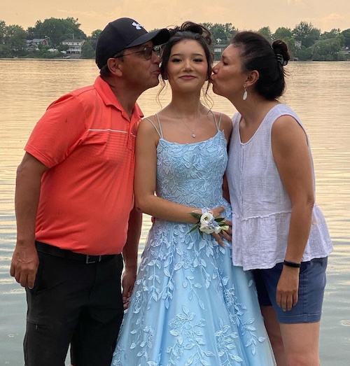 Kiawentiio Tarbell mom and dad